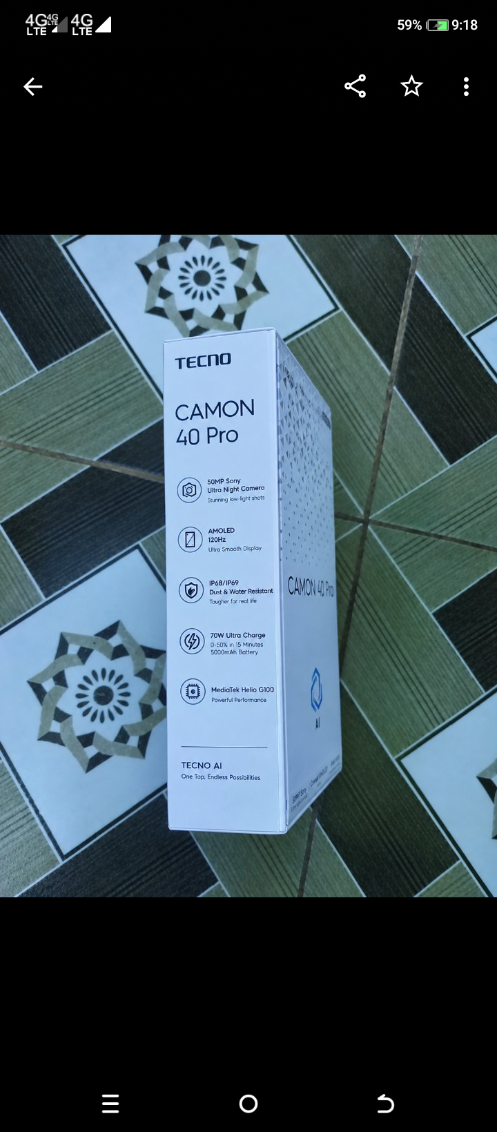 Techno camon 40 pro